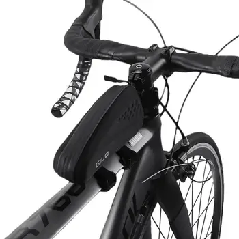 MTB Bicicleta Saco Impermeável Triângulo de Bicicleta de Montanha, andar de Bicicleta Frontal Superior da estrutura em Tubo de EVA Mini Saco de Durabilidade, Resistência Caso 20x5x8cm
