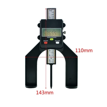 Profundímetro Digital LCD Magnético Permanente Auto de Abertura de 80mm Mão Roteadores para o Woodworking Fresa, Serra de Mesa Roteador
