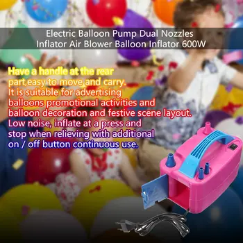 Elétrico Bomba de Balão 220V compressor de Ar Balões de Festa Decoração de Bomba para Balões Portátil Balão Máquina de Hélio UE/EUA plug