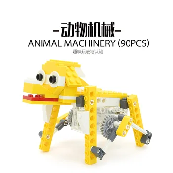 Animal Eletrônica Blocos de Construção Ciências da Educação Kits DIY Tijolo Brinquedos Robóticos Filhote de Elefante Caranguejo Modelo de Criança Presentes de Aniversário