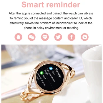 Smart Watch Mulheres DIY Cara de Relógio de Aço Inoxidável Completa Smart Watch para as Mulheres IP68 Impermeável BT5.0 LEMFO LEM1995 Assistir a Mulher de Presente