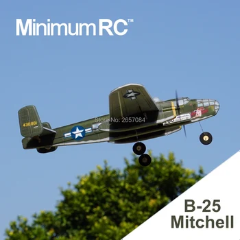 MinimumRC B25 bombardeiro bimotor 360mm Envergadura Canal 3 Instrutor de asa Fixa, RC Avião ao ar livre Brinquedos Para Crianças Presentes
