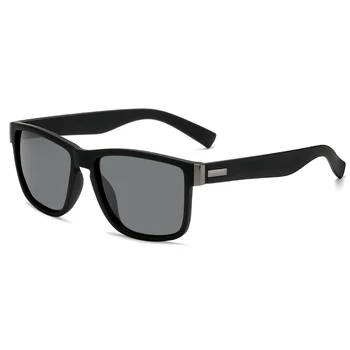 O Design da marca Homens Óculos de sol Polarizados do sexo Masculino Praça de Condução de Óculos de Sol Vintage para Revestimento de Espelho Óculos de sol UV400 Tons oculos de sol