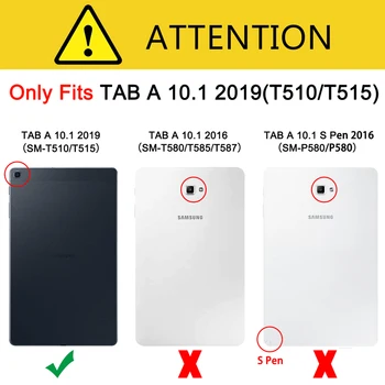 Protetor de tela para Samsung Galaxy Tab de Um ecrã de 10.1 2019 T510 T515 de Vidro Temperado de Filme para SM-T510 SM-T515 Tablet Vidro Protetor Filme 9H