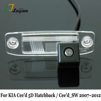 Carro Câmera de ré Para o KIA Ceed 5D Hatchback Ceed_SW ED 2007 2008 2009 2010 2011 2012 / HD Auto de Visão Traseira Câmera de segurança