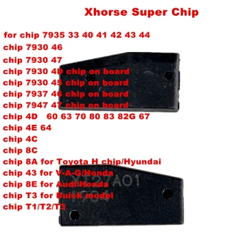 2019 o mais novo Xhorse VVDI Super Chip Transponder para ID46/40/43/4D/8C/8A/T3/47/41/42/45/ID46 para VVDI2 VVDI /Mini Chave de Ferramenta