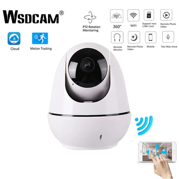 Wsdcam HD Cloud Câmera IP sem Fio wi-Fi Câmera de Duas vias de Áudio, Monitores de bebés do Surveillance da Segurança Home de Câmera de CCTV Câmera de Rede