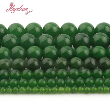 4 6 8 10 12 milímetros Rodada Taiwan Jades Suave Grânulos da Bola Solta Esferas de Pedra Para DIY Colar Bracelats confecção de bijuteria Fio 15
