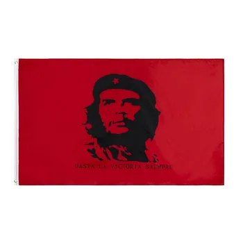 Candiway onda de herói Cubano ernesto che Guevara bandeira Bandeira de Bronze casas de 90*150cm Guevara Vibrando Cuba sinalizadores de Decoração