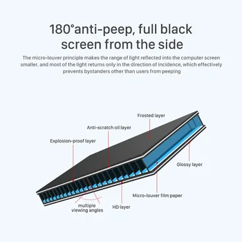 NILLKIN para o Macbook Air de 13,3 polegadas Pro de 13,3 2019 Tela de Privacidade Filtro Anti-peeping Protetor Magnético para o Macbook Pro de 16 de tela