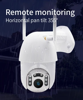 1080P MINI PTZ Câmera sem Fio do IP da Abóbada da Velocidade de 2MP WIFI de Segurança do CCTV do interior para o Exterior P2P Humanos Detectar a câmera