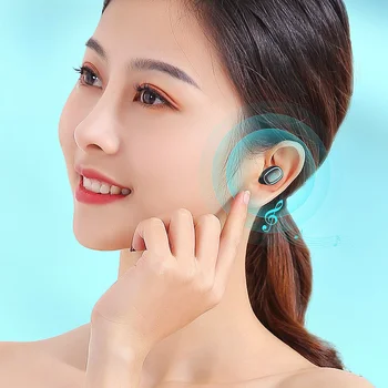 A10 de Bobina móvel de Ferro sem Fio Bluetooth 5.0 Fone de ouvido TWS APARELHAGEM hi-fi, Mini-Em-orelha de Esportes Executando o Fone de ouvido Para Xiaomi Samsung IPhone