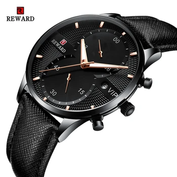 RECOMPENSA Marca de Desporto Relógios de homens de Homens Cronógrafo Impermeável Relógio masculino Calendário de Moda Homens Relógio Masculino Relógio Reloj Hombre 2020
