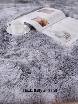 Nordic Luxuoso Sofá Da Sala Uma Mesa De Café Tapete Quarto Quarto Bonito De Cabeceira Cobertor Completo-Peça Tatami Carpete Personalizado