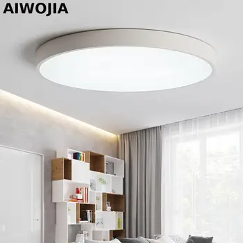 Simples, Ultra-fino 5cm Lâmpada de Teto Led Luminarias Para Teto Luminárias Modernas Home Indoor Luzes de Teto do Diodo emissor de Luz da Sala