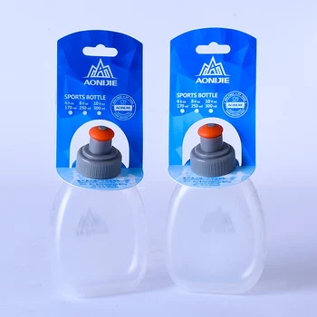 AONIJIE 2Pcs de Garrafa de Água de Frasco ou Recipiente de Armazenamento Livre de BPA Para a Execução de Cinto de Hidratação Mochila Saco da Cintura Colete