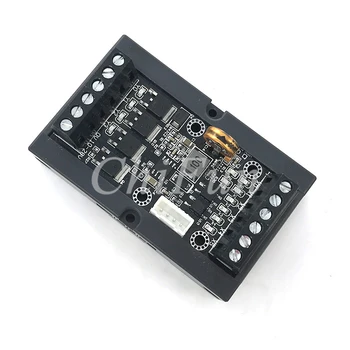 PLC industrial placa do controlador programável FX1N-10MT atraso módulo com o cabo de programação e shell