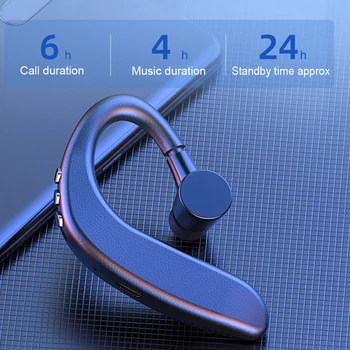 Oppselve sem Fio, Fones de ouvido Bluetooth Fone de ouvido Estéreo Único equipamento mãos-livres com Microfone de Negócios Fones de ouvido Bluetooth Para Condução