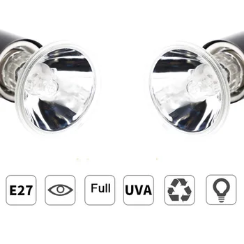 25/50/75W UVA+UVB 3.0 Réptil Lâmpada de Halogênio, Lâmpada de Tartaruga Tartaruga-Frade Lâmpada de Anfíbios, Lagartos E27 Aquecimento de Luz de Espectro Completo