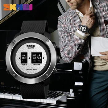 2019 SKMEI Nova Moda de Desporto ao ar livre Men Relógio Digital relógio de Pulso Multi-função de 50M à prova d'água Marca de Relógios Relógio Masculino