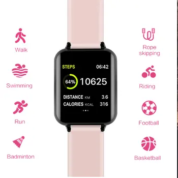 B57 Smartwatch IP67 Cardíaca Monitoramento de Vários Modelo Sport Fitness tracker smartwatch para a Huawei, Samsung, iphone, telefone PK Watch4