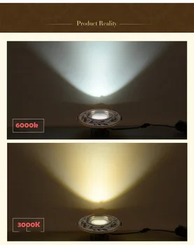 Downlight CONDUZIDO Dimmable 7W 9W Spot LED Dimmable DownLights da espiga do Ponto do DIODO emissor de luzes Recessed abaixo para sala de estar, 110v, 220v