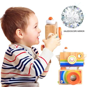 Novo Caleidoscópio Câmara Mundo de Fantasia 3D Cultivar a Imaginação amuleto Mágico para Crianças, Jogo de Partido do Autismo Criança Brinquedo Quebra-cabeça