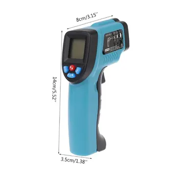 2021 Novo -50~550℃ Digital Termômetro infravermelho houver pirômetro GM550 de Temperatura Industrial