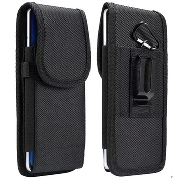 Bolsa Estojo Case Resistente nylon cinto clip se Encaixa Para iphone X XR XS Max Para Samsung S10 S9 S8 S7 S6 Nota 9 8 5 capa