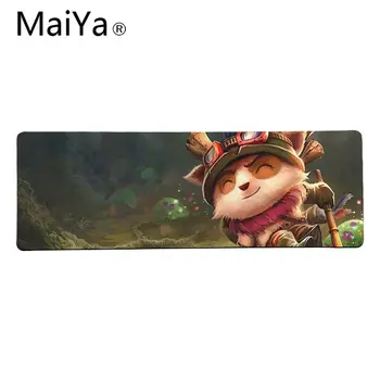 Maiya LOL League Of Legends Teemo Bonito de Jogos Leitor de mesa portátil de Borracha Mouse Mat Frete Grátis Grande Mouse Pad Teclados Mat
