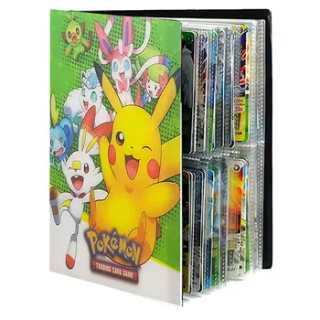 Novo Pokemon Cartões Álbum Livro de desenhos animados 80/240PCS TAKARA TOMY Anime Cartão de Jogo GX EX VMAX Pasta de Coleção Titular Crianças Brinquedo de Presente