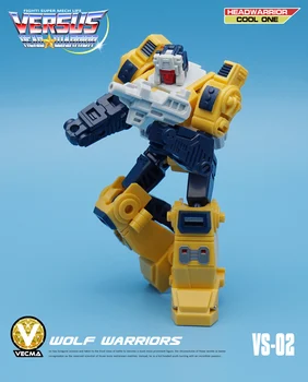 MFT Transformação G1 Robô Weirdwolf VS-02 VS02 Diretores CABEÇA WERRIOR Bolso Série Guerra Lobo Modo de Ação Figura Brinquedos