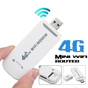 Mini 4G do Carro do USB do Portátil wi-Fi através de Hotspot Wireless Demodulador Prática Placa de Rede Conveniente Transmissor