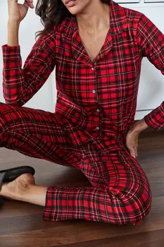 2021 Das Mulheres Mais Quentes De Algodão Conjunto De Pijama De Manga Longa Pijama Terno Feminino De Suspensão De Duas Peças De Conjunto De Longa Sensual E Confortável