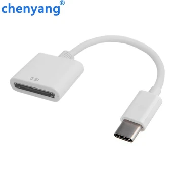 Frete grátis 10cm Dock 30Pin Fêmea USB-USB C 3.1 Tipo Macho C Cabo para o Xiaomi 4c Onplus2 3 NEXUS 5X 6P LG G5 Huawei P9 ZUK