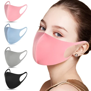 Respirável PM2.5 Máscaras Legal de Seda, de Algodão Boca do Cara Máscara por Máscara Facial Lavável, Reutilizável Anti Poeira, à prova de Vento Boca-Máscara de abafar