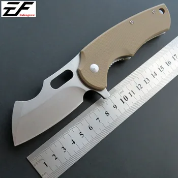 Eafengrow EF13 58-60HRC D2 Lâmina G10 Alça Dobrável faca de Sobrevivência Camping ferramenta de Caça canivete tático edc exterior ferramenta