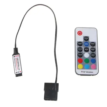 RGB Controlador de RF Controle Remoto sem Fio para o Caso de DIODO emissor de Luz de 3 pinos 5V/4Pin 12V
