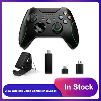 Sem fio Controlador de Jogo bluetooth Joystick Para Um/PS3/Telefone Android/PC/TV Box 2.4 G sem Fio Controlador de Jogo com Joystick