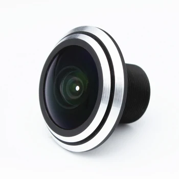 HD Fisheye View 1,7 mm do cctv da Lente Grande Angular M12x0.5 3MP IR Conselho Fixa para o HD da Câmera do IP