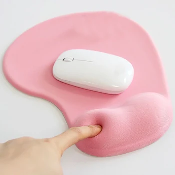 Jogo Mouse Pat Silicone Macio Mouse Pad com Descanso de Pulso Apoio Tapete para Jogos de PC Portátil para Mac 210*240*4 mm