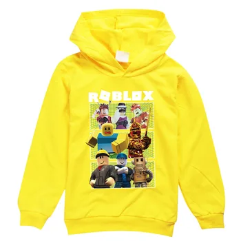 Robloxing hoodies Meninos T-Shirt de Manga Longa de Crianças T-Shirts de Algodão Outono de Crianças Meninas Tops Roupas infantis 2-15Y