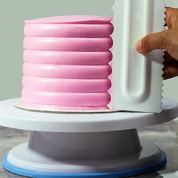 Decoração do bolo Pente de Gelo mais Suave do Bolo Raspador de Pastelaria 6 Design Texturas Ferramentas de Cozimento VIP para o Bolo Ferramenta de Dropship
