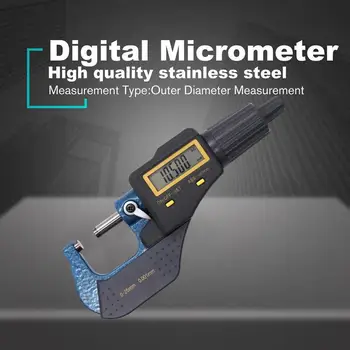 Micron Digital Fora Micrômetro Eletrônico Micrômetro de 0,001 Mm de Ferramentas Digitais Manómetro Manómetro O7W4