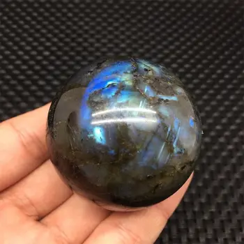 Madagascar natural labradorite cristal de quartzo bola esfera rieki cura