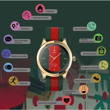 PE6 Smart Watch Homens Mulheres IP68 Impermeável Tempo de exibição de Moda do Smartwatch Pedômetro frequência Cardíaca pressão arterial Assistir Esportes