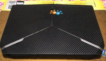 Laptop de fibra de Carbono Pele de Vinil Adesivo Tampa Para o NOVO Dell XPS 15 7590 XPS7590 de 15,6