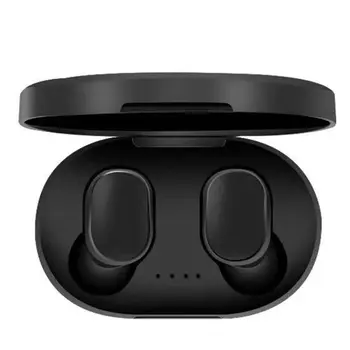 A6S sem Fio Bluetooth 5.0 Fone de ouvido com Visor Digital de Carregamento Bandeja de Esportes Fone de ouvido In-ear Fones de ouvido Mini Fones de ouvido sem Fio