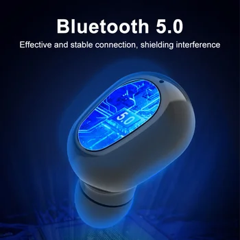 L21 TWS sem Fio Bluetooth 5.0 Impermeável Esportes Fones de ouvido Fones de ouvido Com Microfone Estéreo de Música Auricular Headset para Jogos
