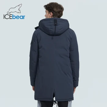 ICEbear 2020 de inverno de roupas masculinas casuais jaqueta com capuz nova moda de algodão casaco da marca masculina da marca de vestuário MWD20718I